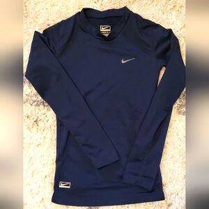 🔥2For$20 YOUTH BOYS Nike Performance Gear Long Sleeve Shirt Blue Size M 10-12